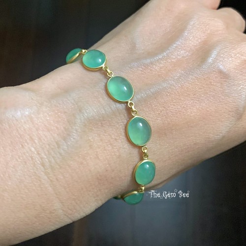 Bracciale catena lunetta - , ovale