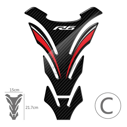 Adesivo yamaha yzf 3d - yamaha,